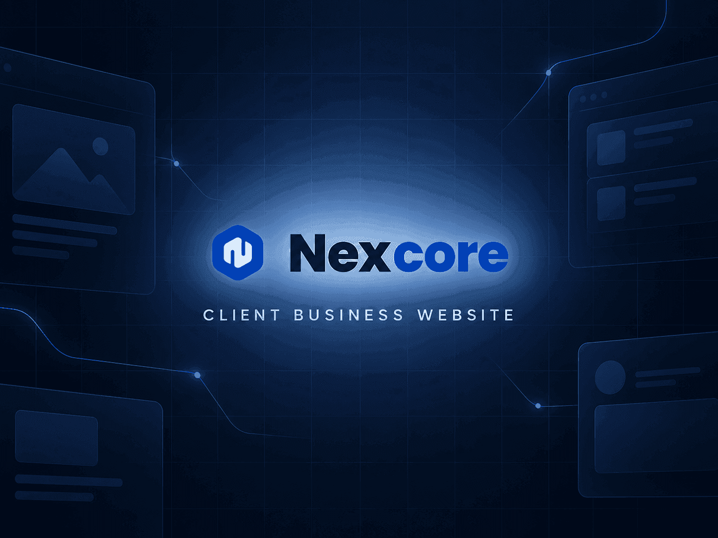 Nexcore Client Website project cover